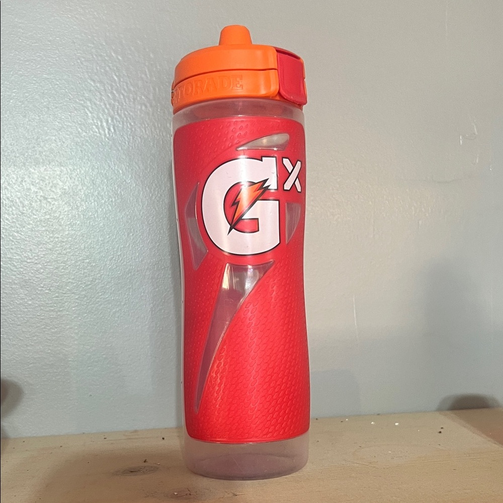 Gatorade Red and Orange Water pod bottle